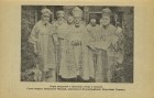 Перед литургией в Греческом соборе в Лондоне. Слева направо: Митрополит Николай, Архиепископ Кентерберийский, Митрополит Германос